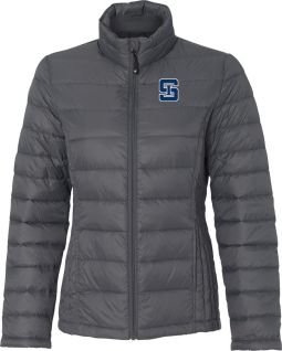 Ladies Weatherproof 32 Degrees Packable Down Jacket, Dark Pewter